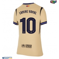 Ženski Nogometni dresi Barcelona Lamine Yamal #10 Gostujoči 2025-26 Kratek Rokav